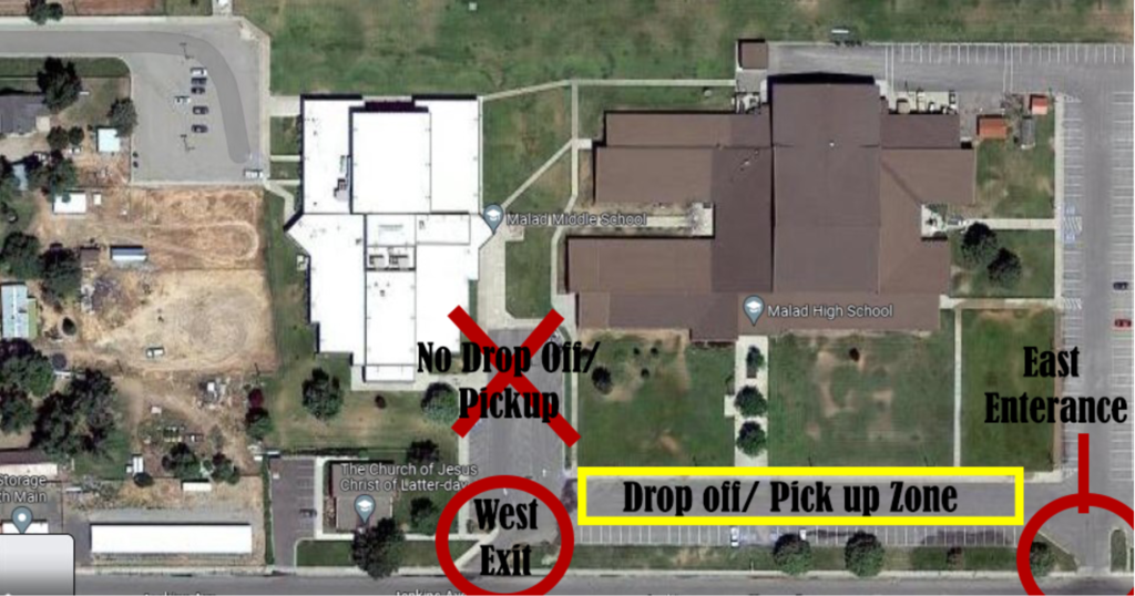 Map of the Drop Off Zone